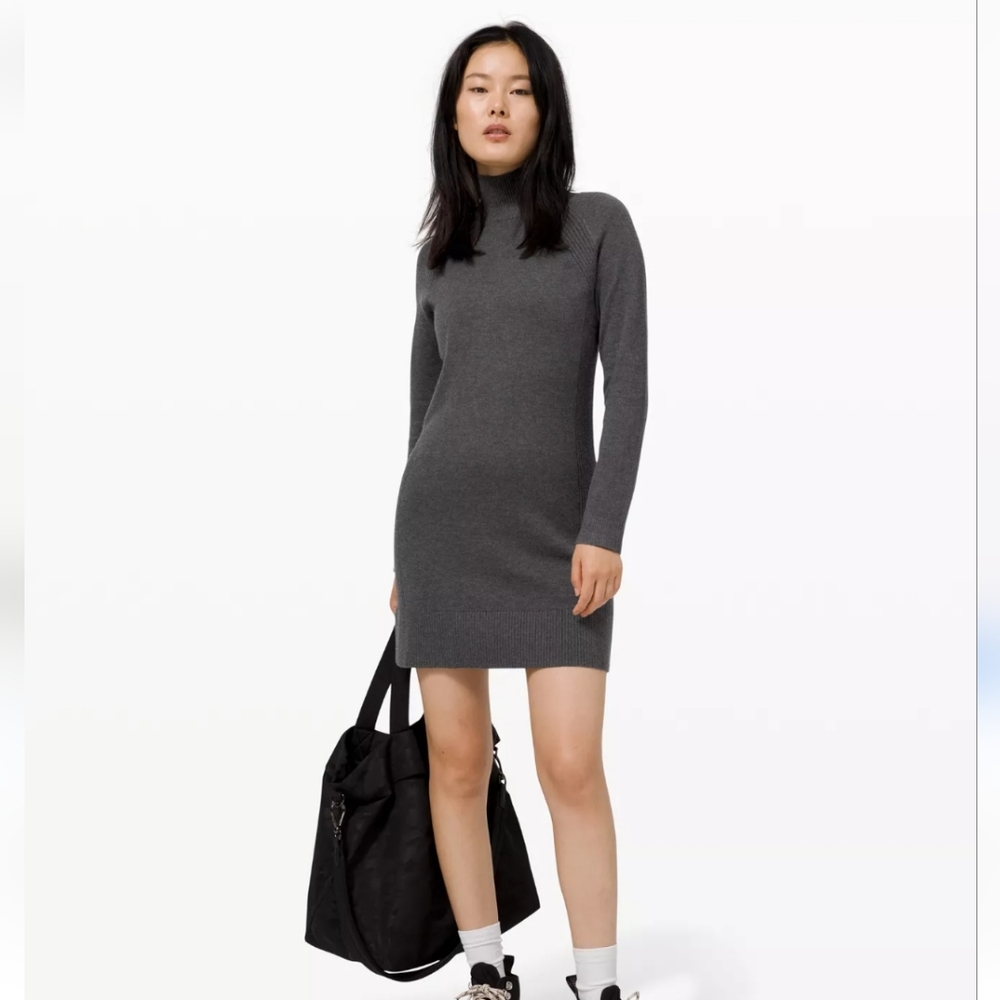 Lululemon Sweater dress Sz 8 Grey